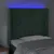 Produktbild 4 för Sänggavel LED mörkgrön 93x16x118/128 cm sammet