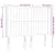 Produktbild 7 för Sänggavel LED rosa 147x16x118/128 cm sammet