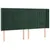 Produktbild 3 för Sänggavel LED grön 163x16x118/128 cm tsammetyg