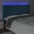 Produktbild 4 för Sänggavel LED blå 163x16x118/128 cm sammet