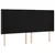 Produktbild 3 för Sänggavel LED svart 183x16x118/128 cm sammet