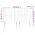 Produktbild 7 för Sänggavel LED grön 183x16x118/128 cm sammet