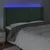 Produktbild 4 för Sänggavel LED mörkgrön 203x16x118/128 cm sammet