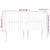 Produktbild 7 för Sänggavel LED rosa 203x16x118/128 cm sammet