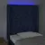 Produktbild 4 för Huvudgavel LED blå 83x16x118/128 cm tyg