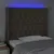 Produktbild 4 för Huvudgavel LED taupe 103x16x118/128 cm tyg