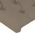 Produktbild 5 för Huvudgavel LED taupe 103x16x118/128 cm tyg