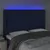 Produktbild 4 för Sänggavel LED blå 163x16x118/128 cm tyg
