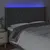 Produktbild 4 för Huvudgavel LED mörkgrå 183x16x118/128 cm tyg