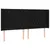 Produktbild 3 för Sänggavel LED svart 203x16x118/128 cm tyg