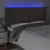 Produktbild 4 för Sänggavel LED taupe 203x16x118/128 cm tyg