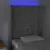 Produktbild 4 för Sänggavel LED ljusgrå 83x16x118/128 cm sammet