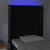 Produktbild 4 för Sänggavel LED svart 83x16x118/128 cm sammet