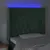 Produktbild 4 för Sänggavel LED mörkgrön 93x16x118/128 cm sammet 