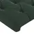 Produktbild 5 för Sänggavel LED mörkgrön 93x16x118/128 cm sammet 
