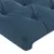 Produktbild 5 för Sänggavel LED mörkblå 93x16x118/128 cm sammet