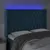 Produktbild 4 för Sänggavel LED blå 147x16x118/128 cm sammet