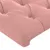 Produktbild 5 för Sänggavel LED rosa 147x16x118/128 cm sammet