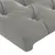 Produktbild 5 för Sänggavel LED ljusgrå 163x16x118/128 cm sammet