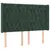 Produktbild 3 för Sänggavel LED grön 163x16x118/128 cm tsammetyg