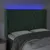 Produktbild 4 för Sänggavel LED grön 163x16x118/128 cm tsammetyg