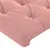 Produktbild 5 för Sänggavel LED rosa 163x16x118/128 cm sammet