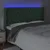 Produktbild 4 för Sänggavel LED mörkgrön 183x16x118/128 cm sammet 