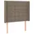 Produktbild 3 för Sänggavel LED taupe 83x16x118/128 cm tyg