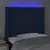 Produktbild 4 för Sänggavel LED blå 83x16x118/128 cm tyg