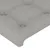 Produktbild 5 för Sänggavel LED ljusgrå 93x16x118/128 cm tyg