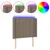 Produktbild 2 för Sänggavel LED taupe 93x16x118/128 cm tyg