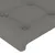 Produktbild 5 för Sänggavel LED mörkgrå 163x16x118/128 cm tyg