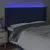Produktbild 4 för Sänggavel LED blå 163x16x118/128 cm tyg