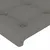Produktbild 5 för Sänggavel LED mörkgrå 183x16x118/128 cm tyg