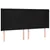 Produktbild 3 för Sänggavel LED svart 183x16x118/128 cm tyg