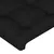 Produktbild 5 för Sänggavel LED svart 183x16x118/128 cm tyg