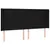 Produktbild 3 för Sänggavel LED svart 203x16x118/128 cm tyg