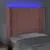 Produktbild 4 för Sänggavel LED grön 83x16x118/128 cm sammet