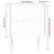 Produktbild 6 för Sänggavel LED mörkgrön 103x16x118/128 cm sammet