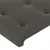 Produktbild 5 för Sänggavel LED mörkgrå 147x16x118/128 cm sammet