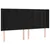 Produktbild 3 för Sänggavel LED svart 163x16x118/128 cm sammet