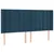 Produktbild 3 för Sänggavel LED blå 163x16x118/128 cm sammet