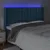 Produktbild 4 för Sänggavel LED blå 163x16x118/128 cm sammet