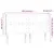 Produktbild 6 för Sänggavel LED rosa 163x16x118/128 cm sammet