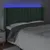Produktbild 4 för Sänggavel LED mörkgrön 183x16x118/128 cm sammet