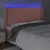 Produktbild 4 för Sänggavel LED rosa 203x16x118/128 cm sammet