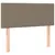 Produktbild 6 för Ramsäng med madrass taupe 90x190 cm tyg