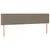 Produktbild 6 för Ramsäng med madrass taupe 200x200 cm tyg