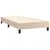 Produktbild 4 för Ramsäng med bäddmadrass cappuccino 90x190 cm konstläder