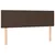 Produktbild 6 för Ramsäng med madrass brun 140x190 cm konstläder